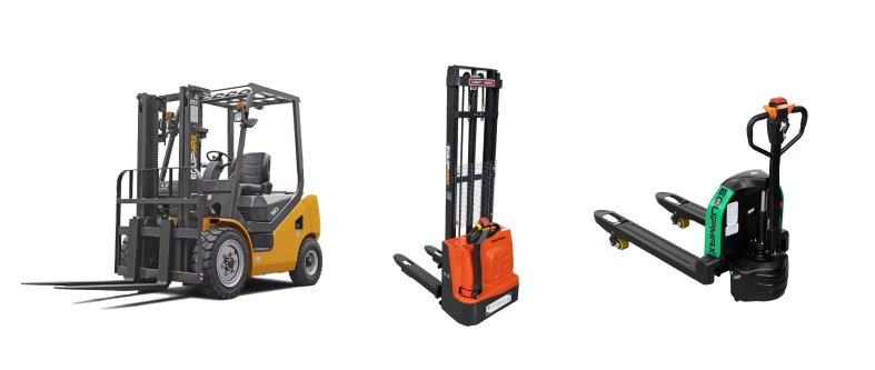 Empilhadeiras elétricas e a diesel